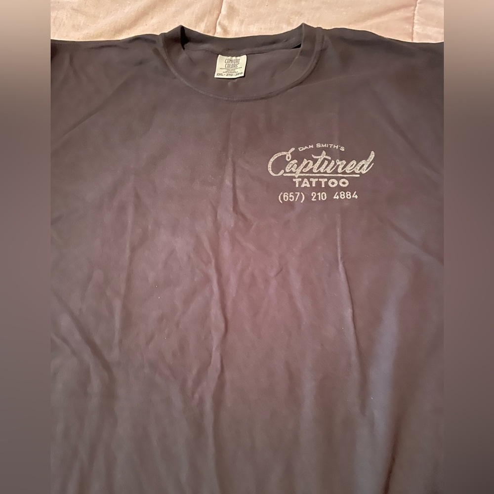 Dan smith captured tattoo shop shirt never worn xxl black